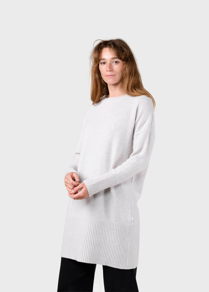 Klitmøller Collective ApS Thea Knit dress Knitted sweaters Pastel grey