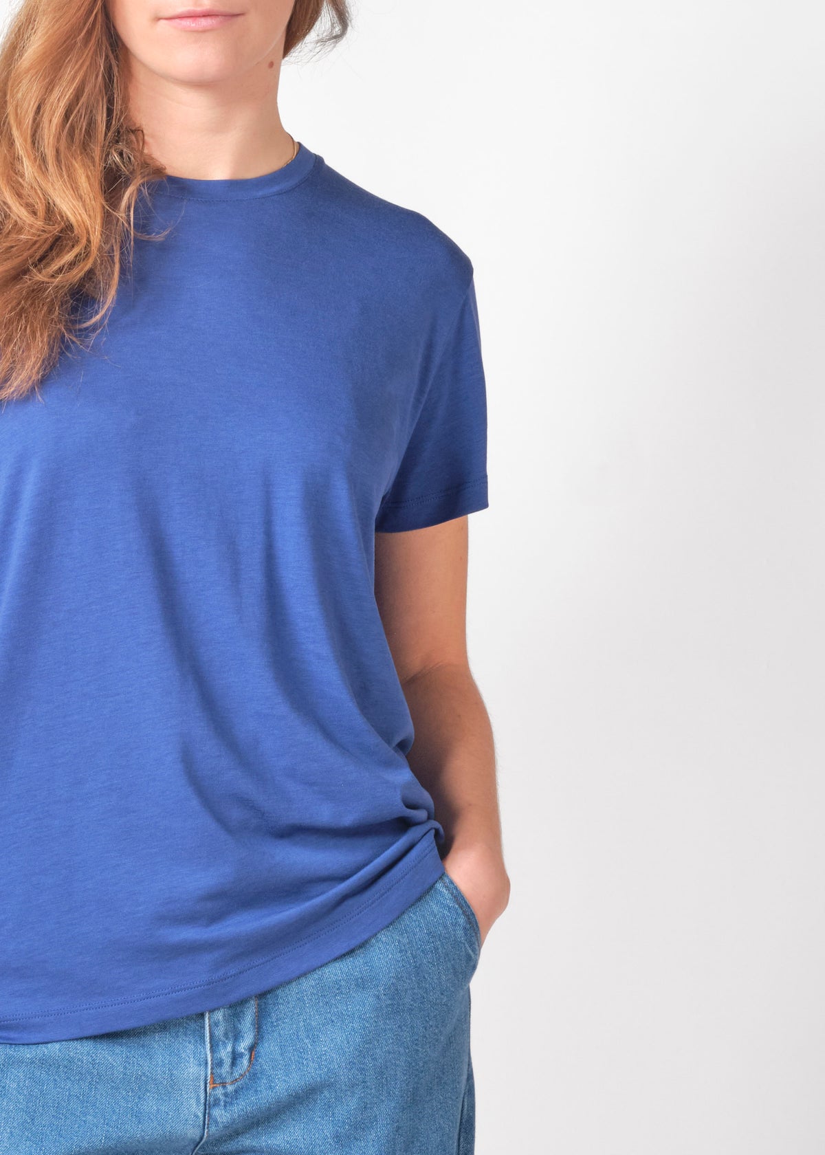 Klitmøller Collective ApS Thelma tee OCS T-Shirts Surf blue