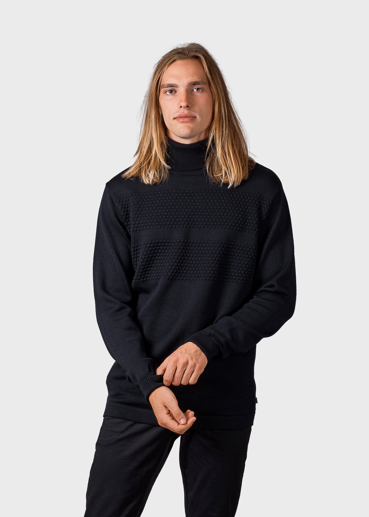 Klitmøller Collective ApS Thorvald knit Knitted sweaters Black