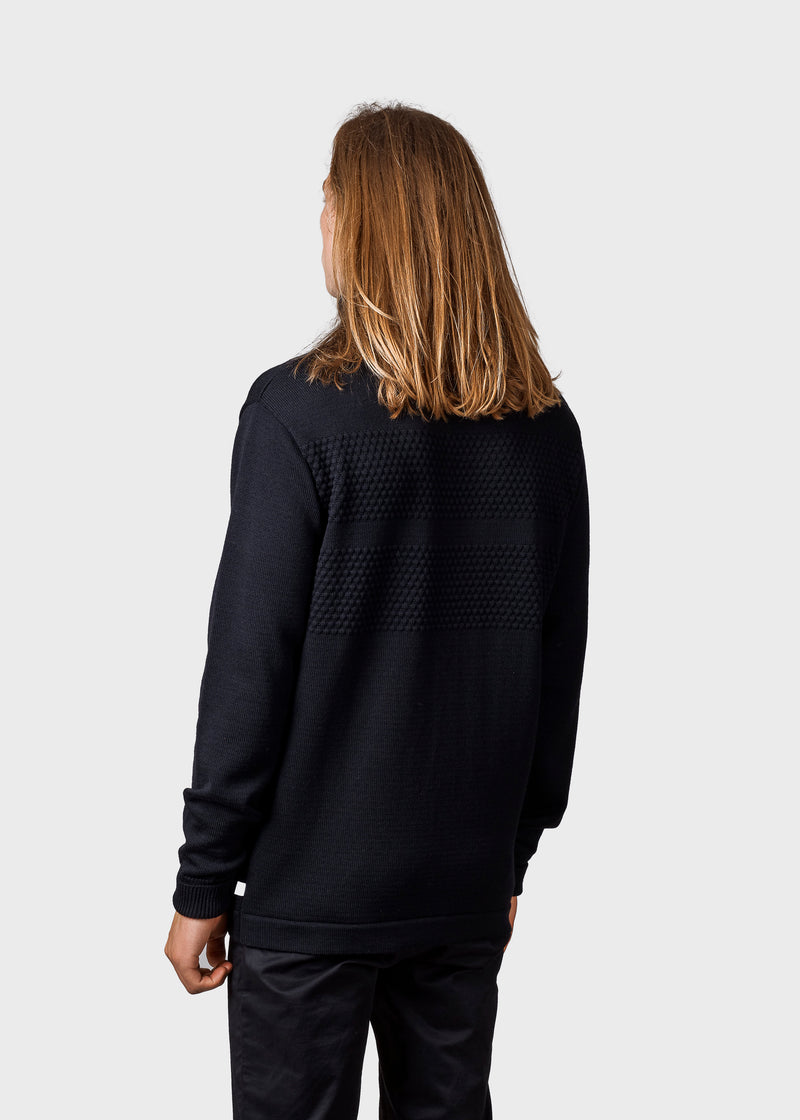 Klitmøller Collective ApS Thorvald knit Knitted sweaters Black