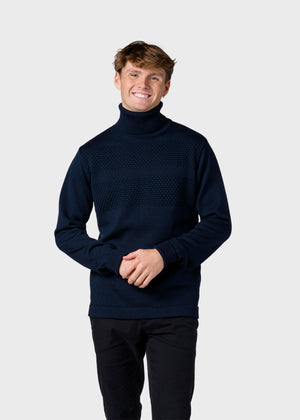 Klitmøller Collective ApS Thorvald knit Knitted sweaters Navy