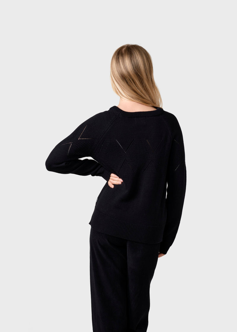 Klitmøller Collective ApS Thyra knit  Knitted sweaters Black