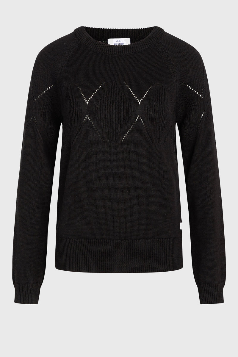 Klitmøller Collective ApS Thyra knit  Knitted sweaters Black