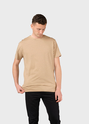 Klitmøller Collective ApS  Tom tee T-Shirts Sand/navy