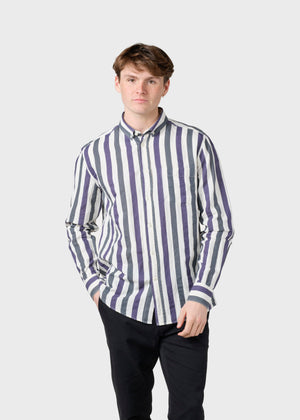 Klitmøller Collective ApS Valdis shirt Shirts Navy/ocean