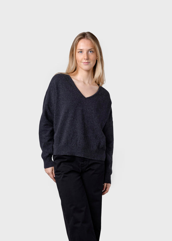 Klitmøller Collective ApS Vanessa knit  Knitted sweaters Anthracite