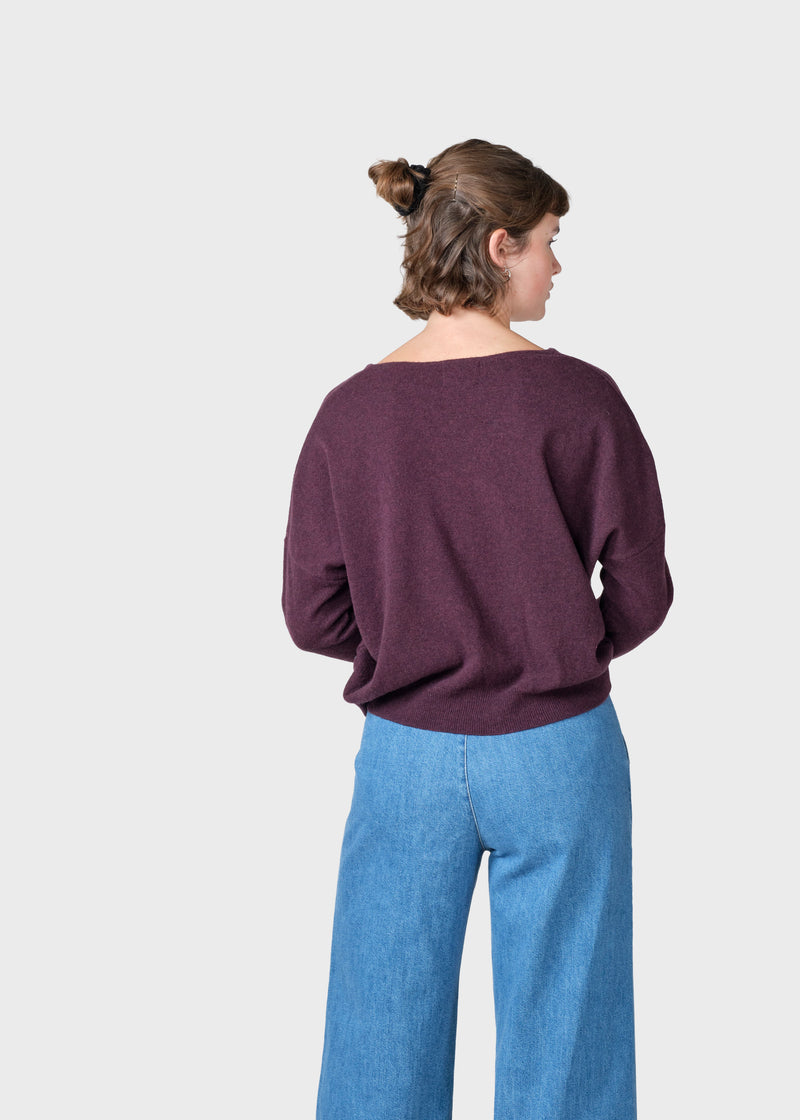 Klitmøller Collective ApS Vanessa knit  Knitted sweaters Burgundy