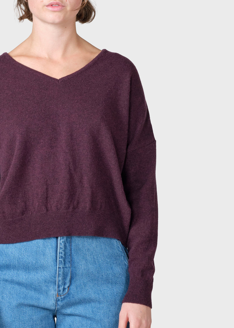 Klitmøller Collective ApS Vanessa knit  Knitted sweaters Burgundy