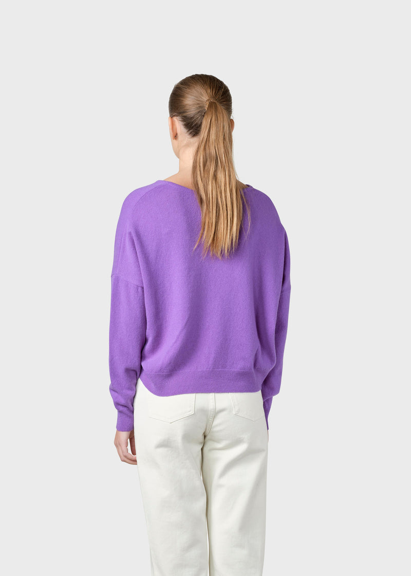 Klitmøller Collective ApS Vanessa knit  Knitted sweaters Lilac