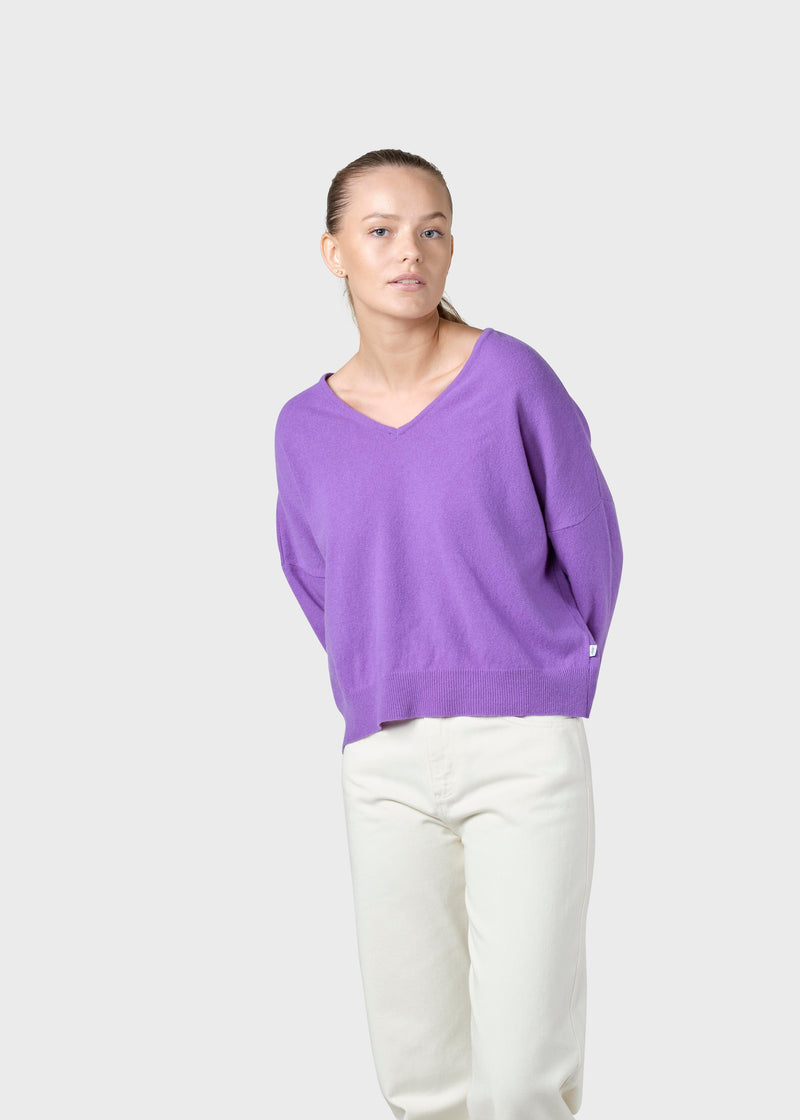 Klitmøller Collective ApS Vanessa knit  Knitted sweaters Lilac