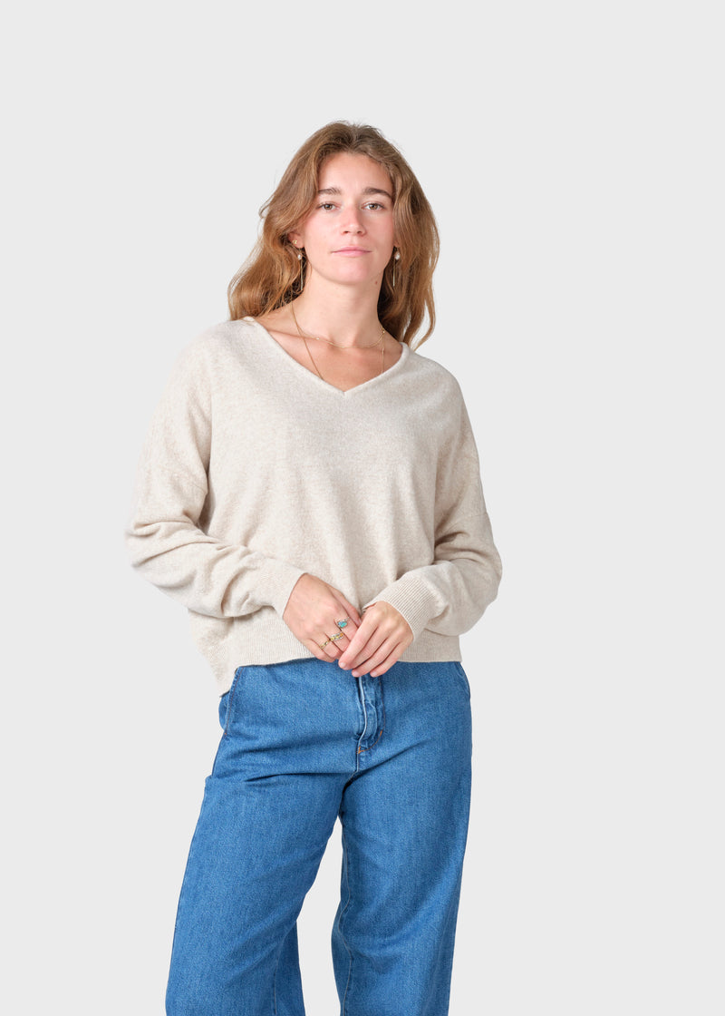 Klitmøller Collective ApS Vanessa knit  Knitted sweaters Pastel sand