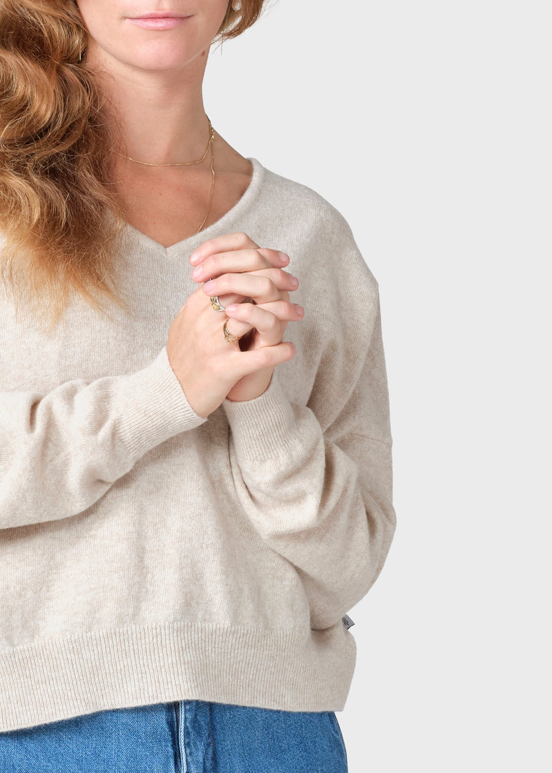 Klitmøller Collective ApS Vanessa knit  Knitted sweaters Pastel sand