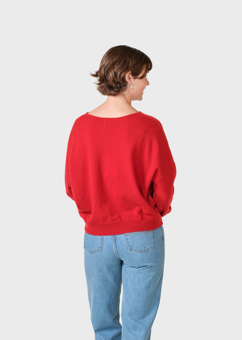 Klitmøller Collective ApS Vanessa knit  Knitted sweaters Red