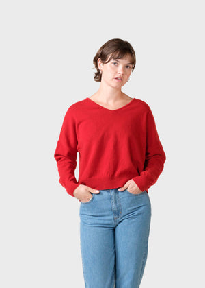 Klitmøller Collective ApS Vanessa knit  Knitted sweaters Red