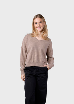 Klitmøller Collective ApS Vanessa knit  Knitted sweaters Sand