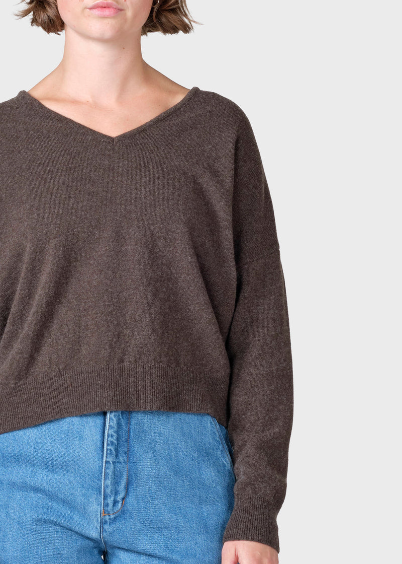 Klitmøller Collective ApS Vanessa knit  Knitted sweaters Taupe