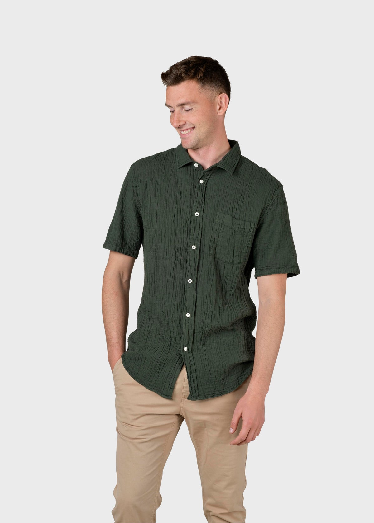 Klitmøller Collective ApS Vendel shirt  Shirts Olive