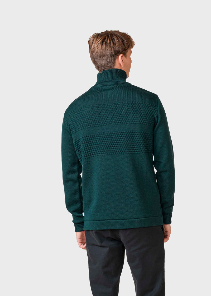 Klitmøller Collective ApS Viggo knit  Knitted sweaters Olive