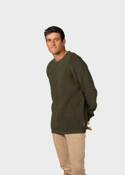 Klitmøller Collective ApS Vilius knit Knitted sweaters Olive