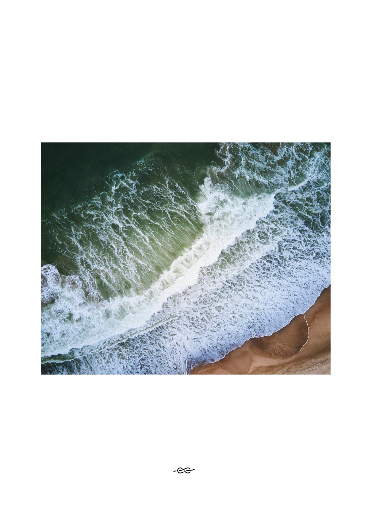 Klitmøller Collective ApS White space - From above landscape 40x50 Posters Poster