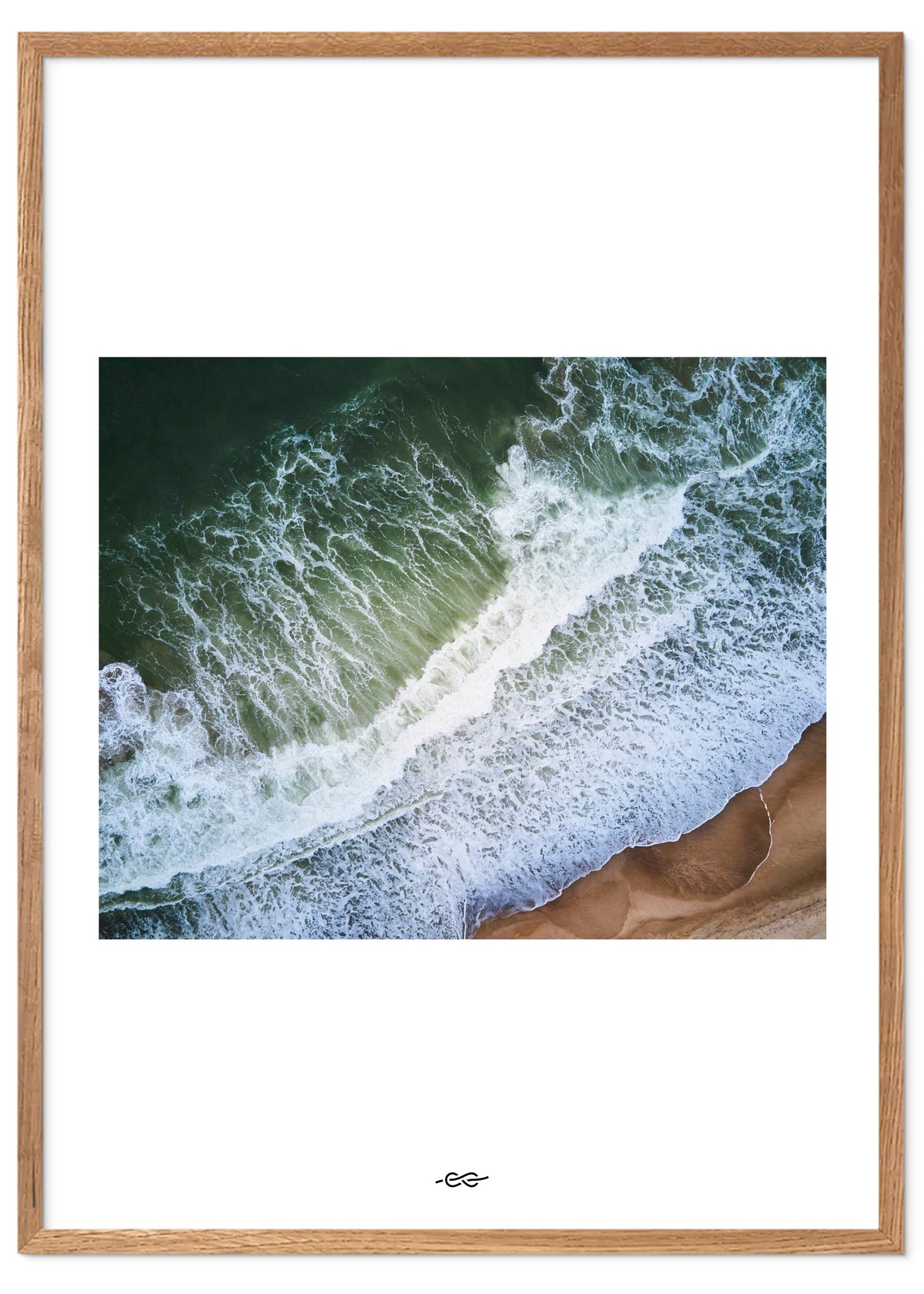 Klitmøller Collective ApS White space - From above landscape 40x50 Posters Poster