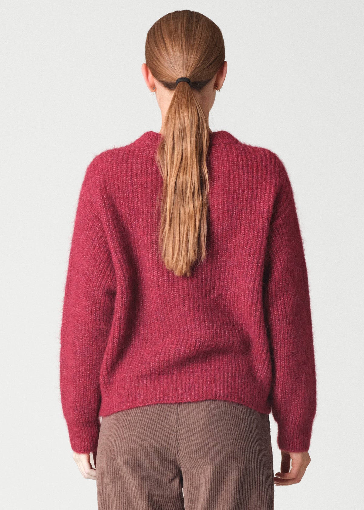Klitmøller Collective ApS Willow knit Knitted sweaters Burgundy