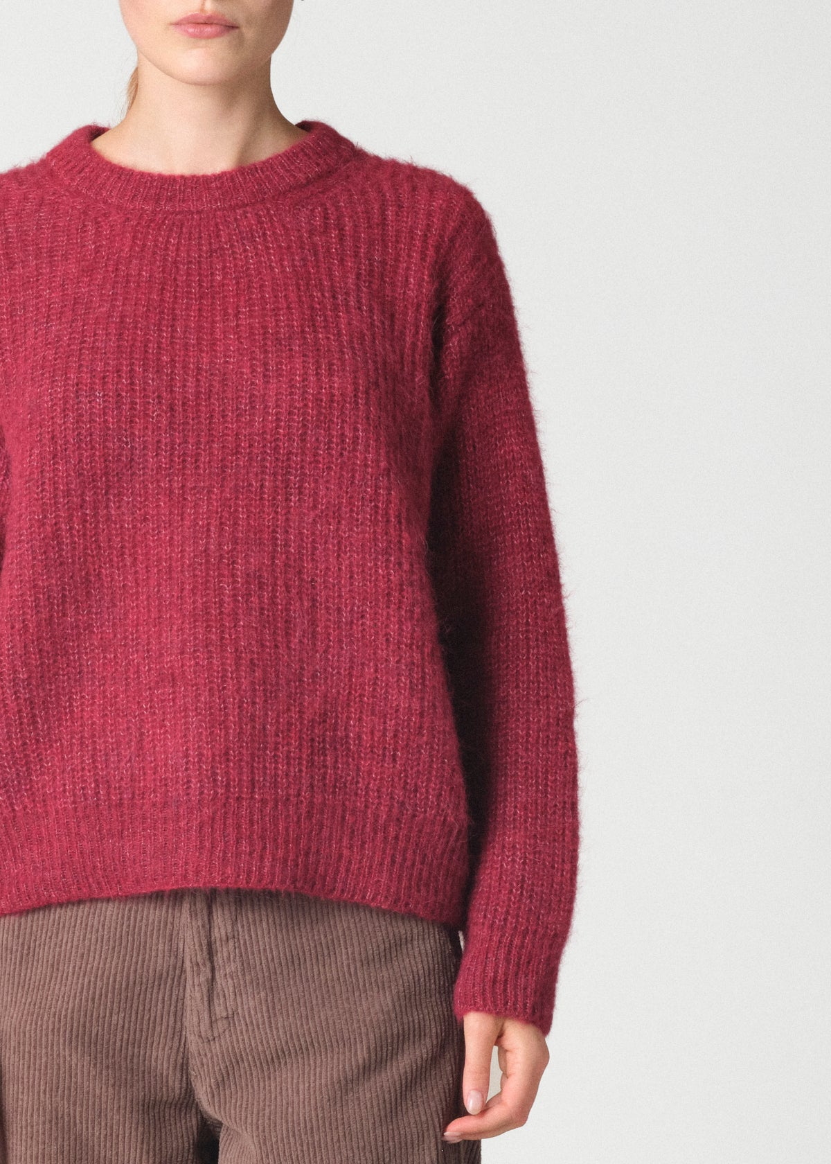 Klitmøller Collective ApS Willow knit Knitted sweaters Burgundy