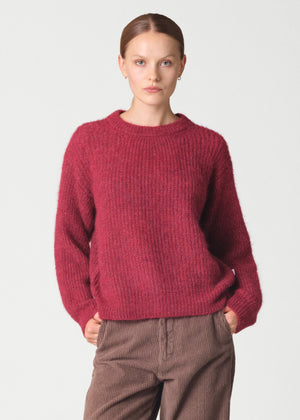 Klitmøller Collective ApS Willow knit Knitted sweaters Burgundy