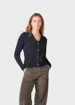 Klitmøller Collective ApS Wilma knit cardigan Knitted sweaters Black