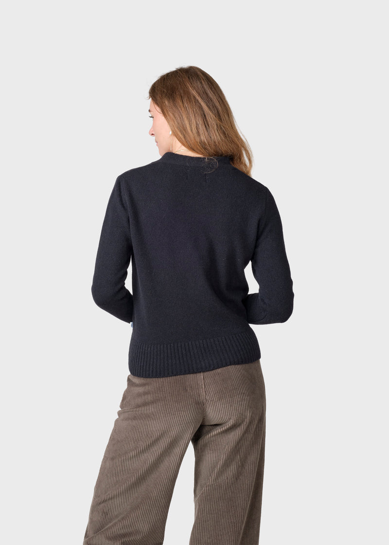 Klitmøller Collective ApS Wilma knit cardigan Knitted sweaters Black