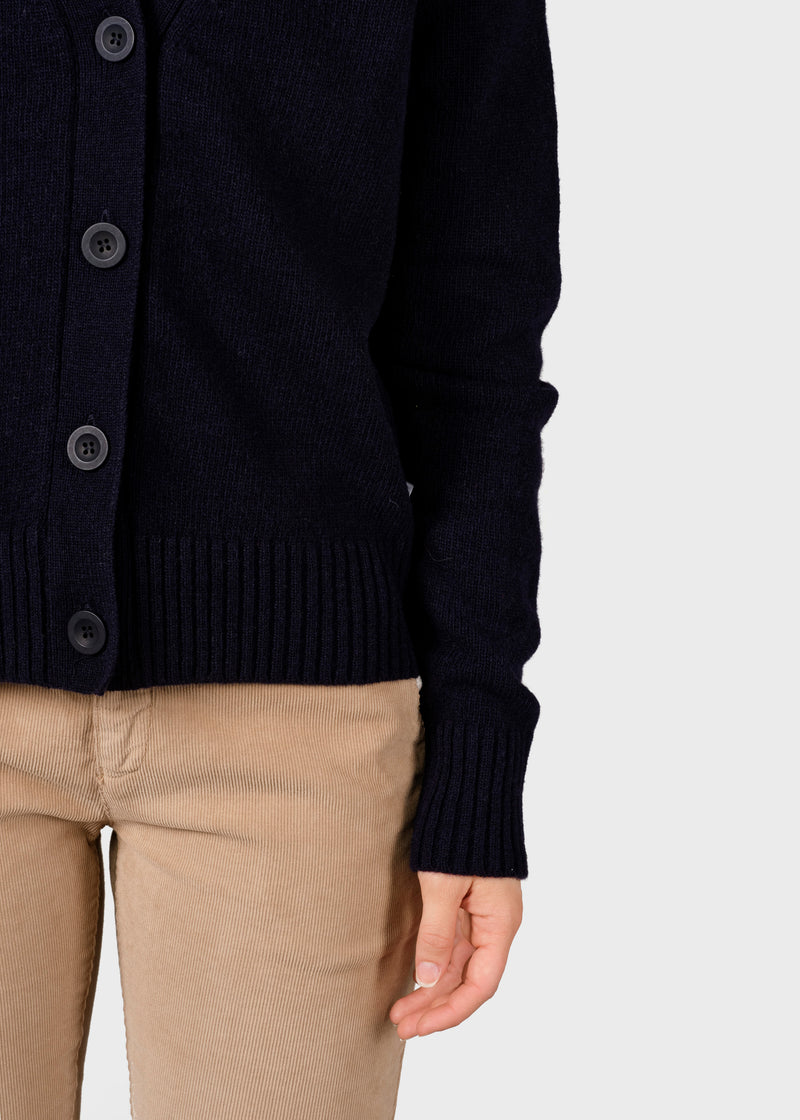 Klitmøller Collective ApS Wilma knit cardigan Knitted sweaters Navy