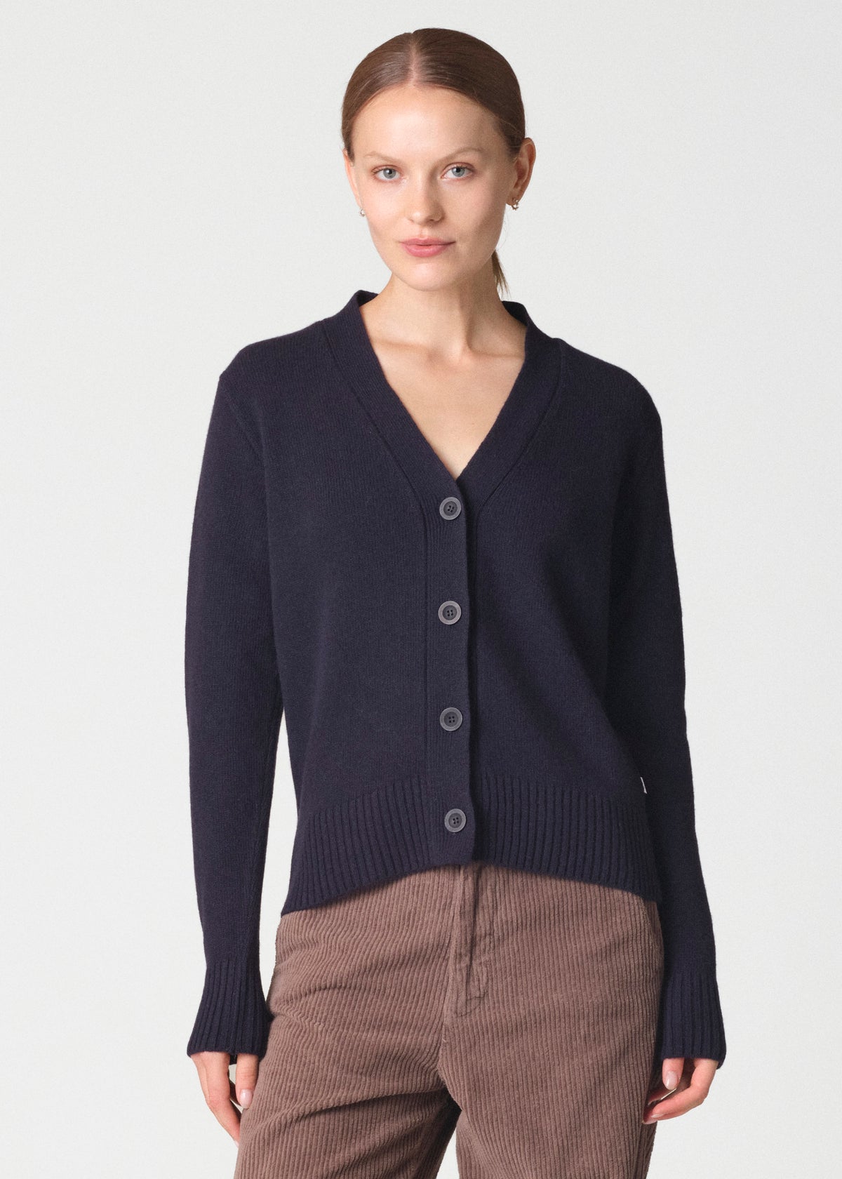 Klitmøller Collective ApS Wilma knit cardigan Knitted sweaters Navy