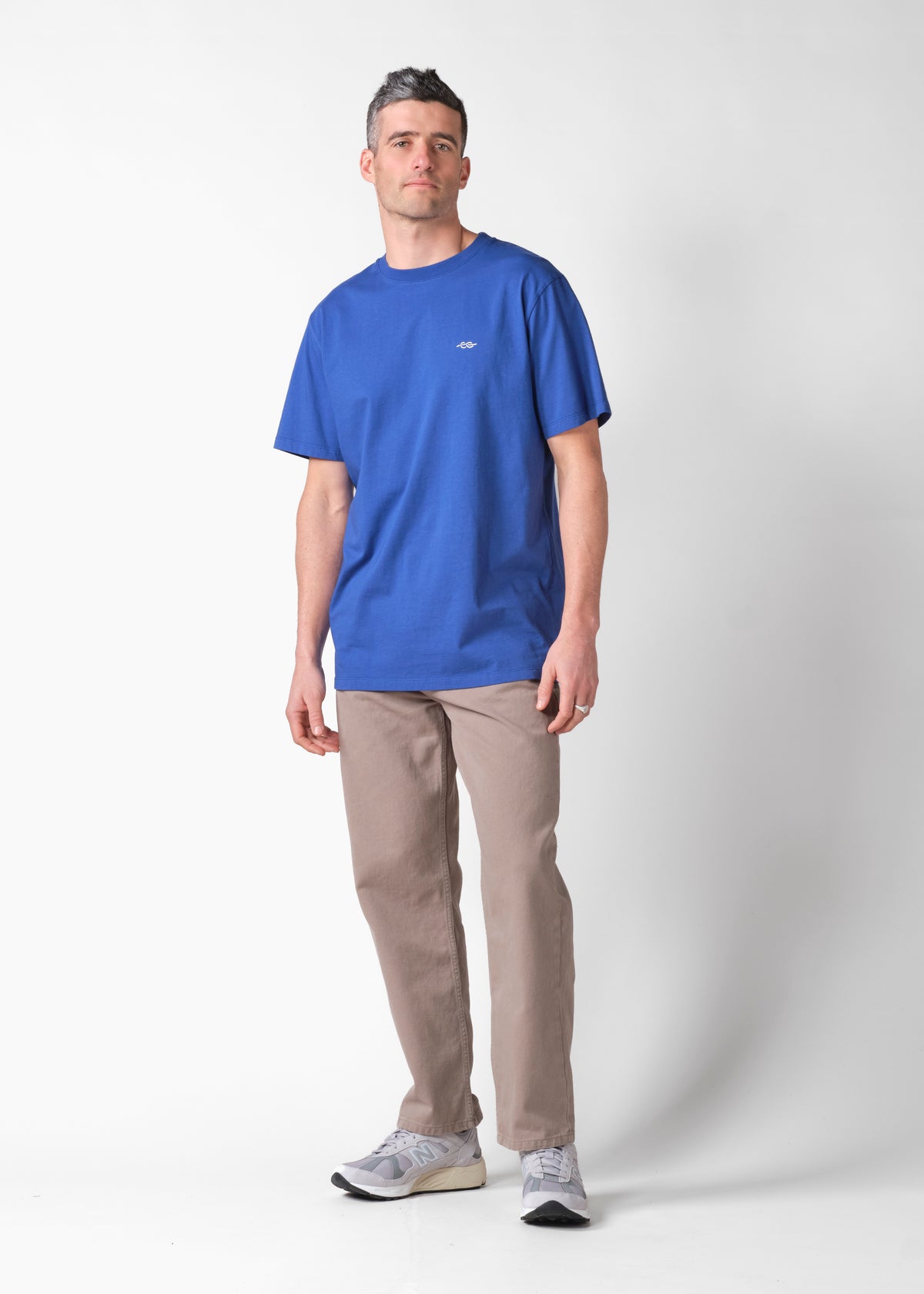 Klitmøller Collective ApS Wolf tee OCS T-Shirts Surf blue