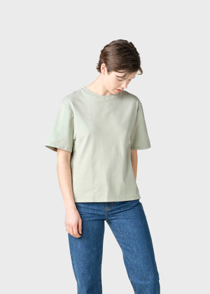 Klitmøller Collective ApS Womens boxy tee T-Shirts Sage