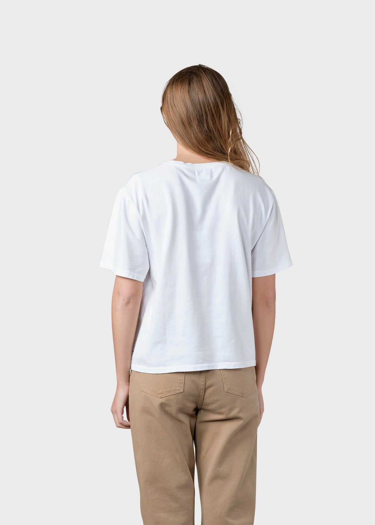 Klitmøller Collective ApS Womens boxy tee OCS T-Shirts White
