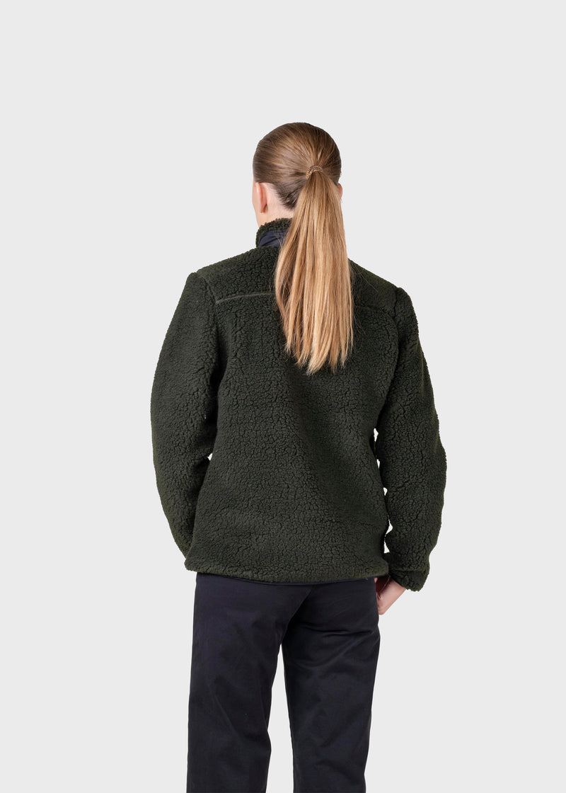 Klitmøller Collective ApS Womens fleece jacket Jackets Olive