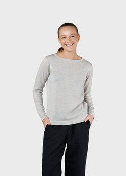 Klitmøller Collective ApS Charlotte knit Knitted sweaters Pastel grey