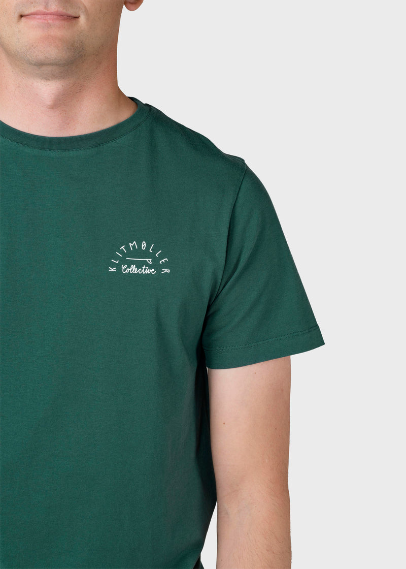 Klitmøller Collective ApS Gabriel tee T-Shirts Moss Green