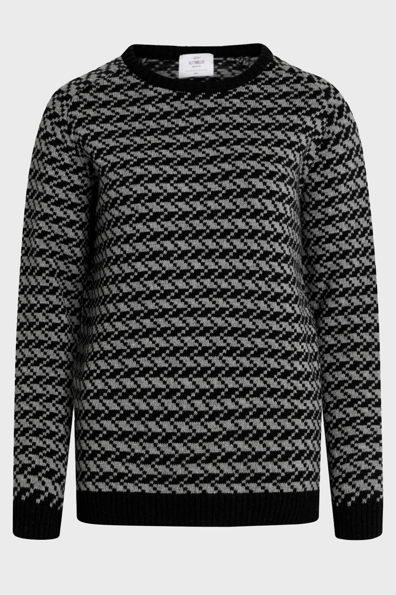 Klitmøller Collective ApS Ida knit Knitted sweaters Black/light grey