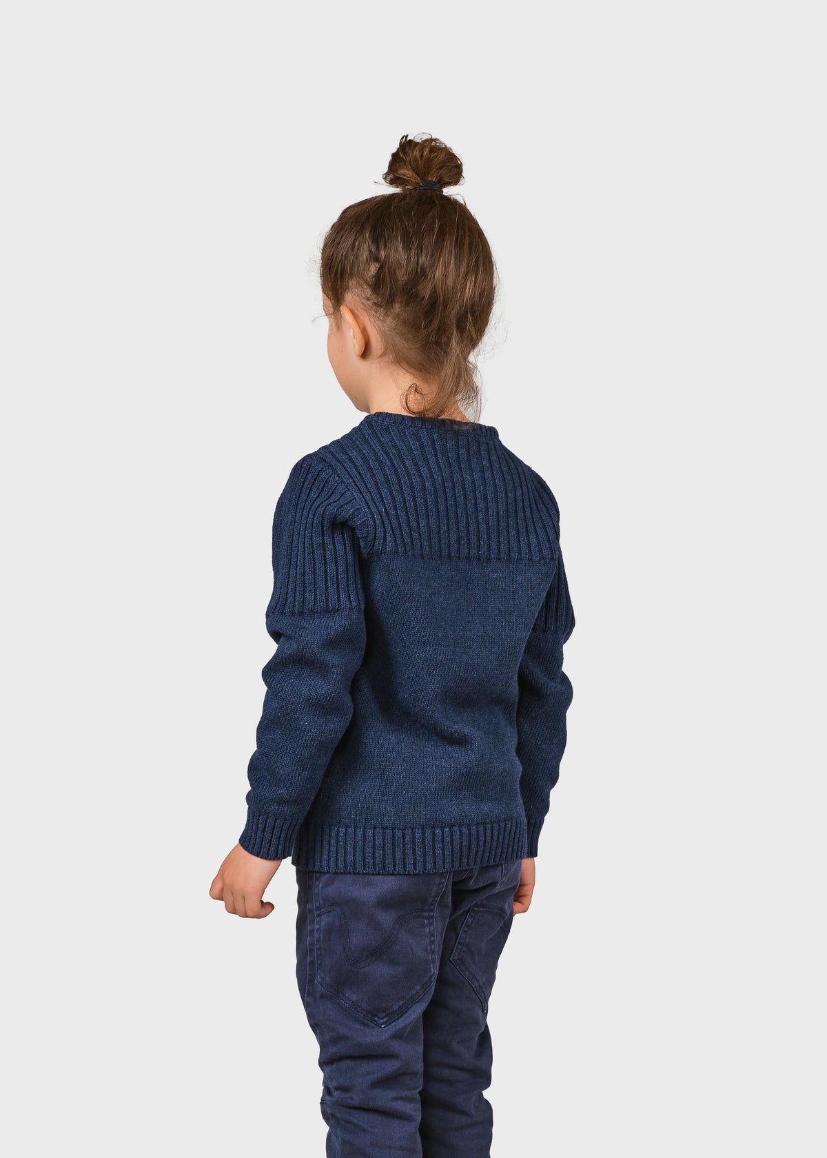 Klitmøller Collective ApS Kids pattern cotton knit Knitted sweaters Ocean