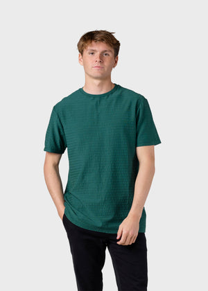 Klitmøller Collective ApS Lauge tee T-Shirts Moss Green