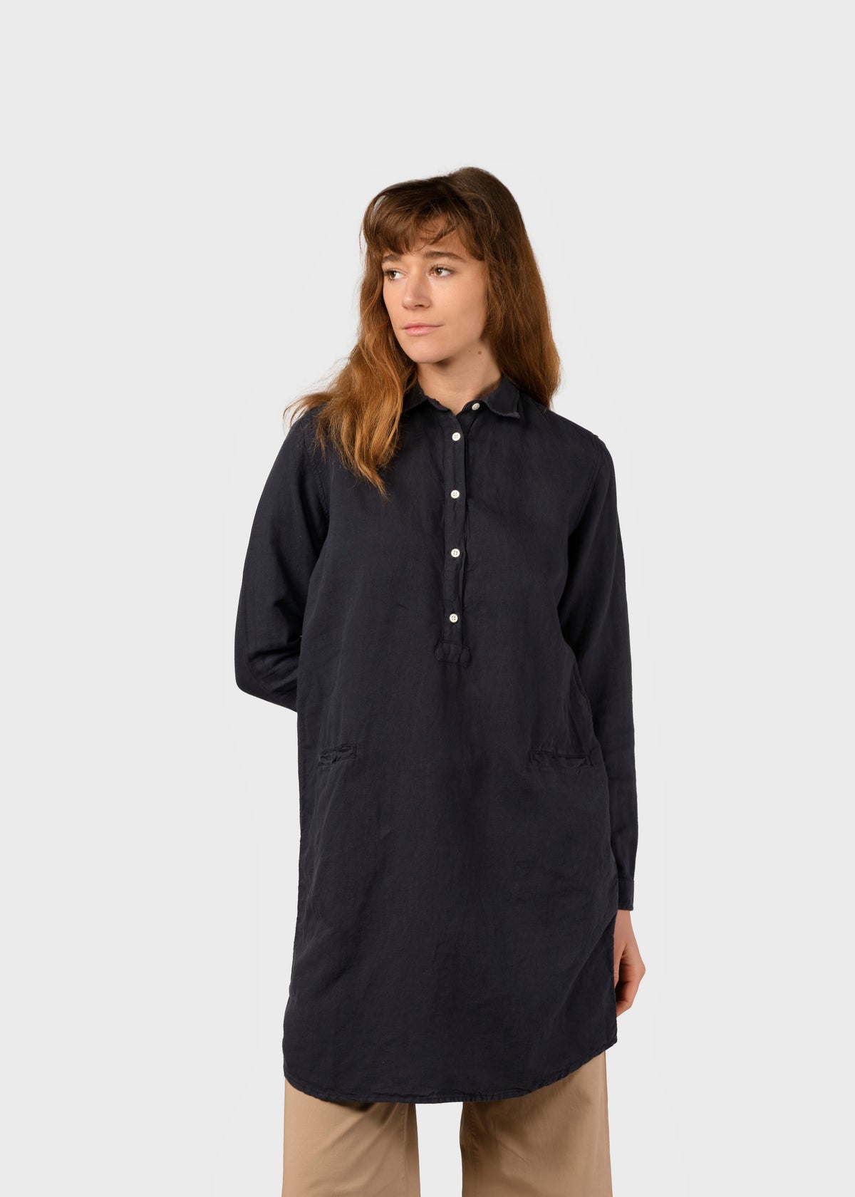 Klitmøller Collective ApS Mathilde linen shirt  Shirts Navy