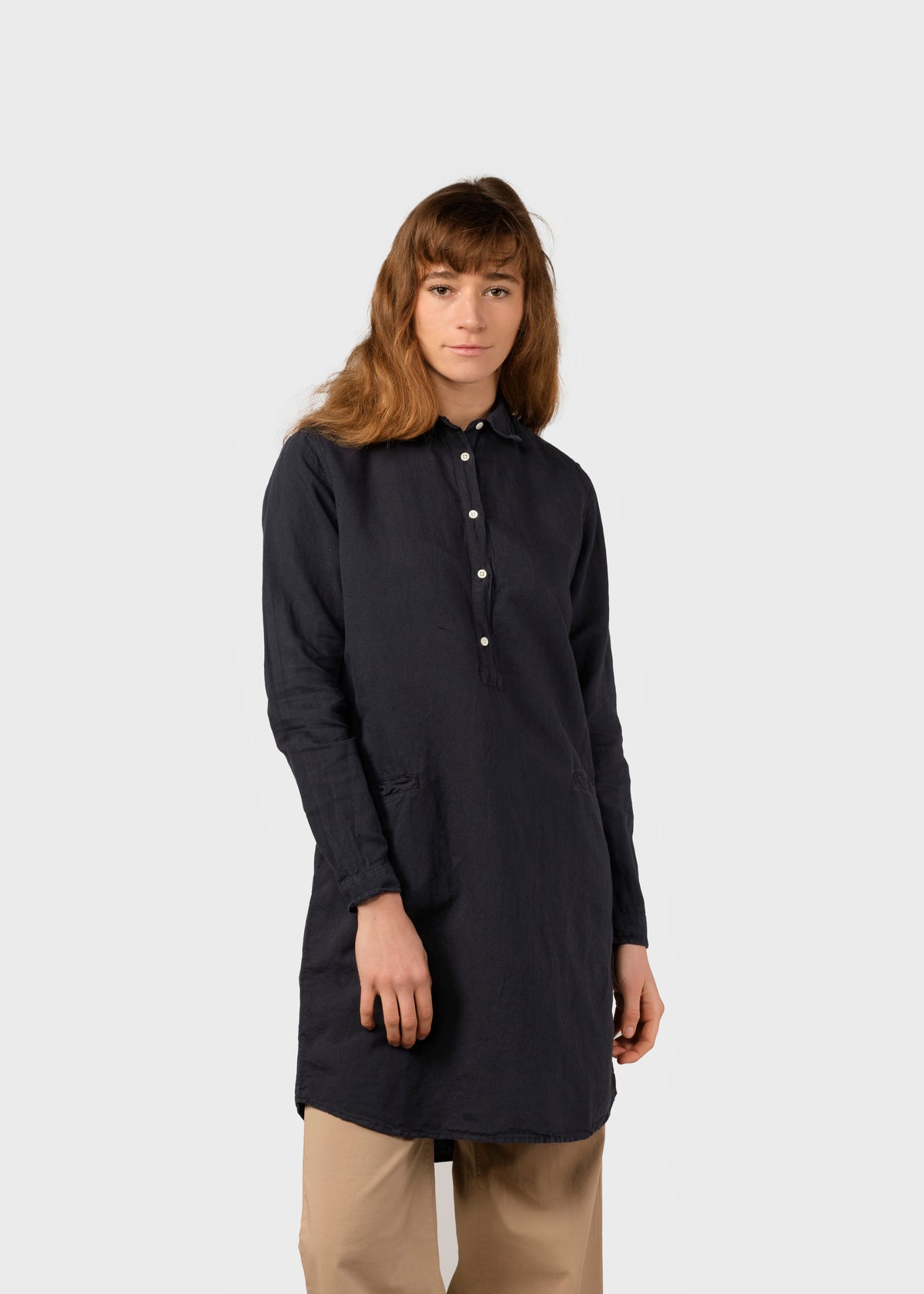 Klitmøller Collective ApS Mathilde linen shirt  Shirts Navy