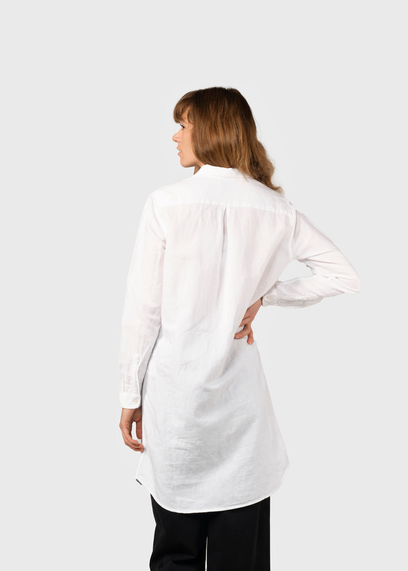 Klitmøller Collective ApS Mathilde linen shirt  Shirts White