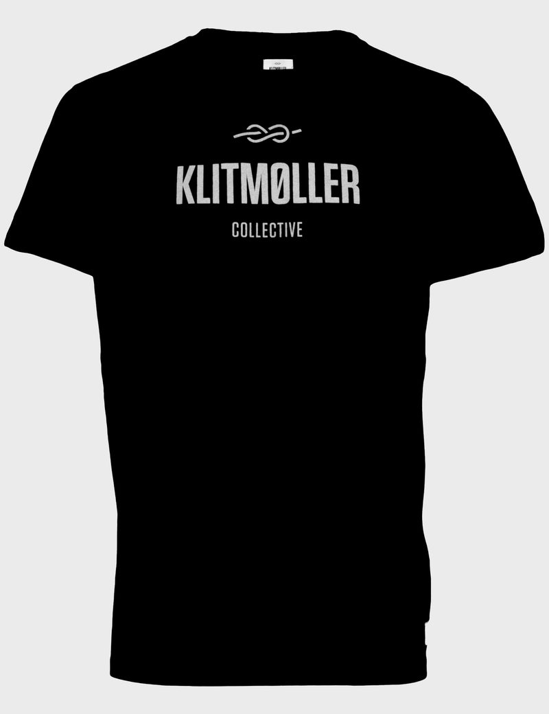 Klitmøller Collective ApS Mens logo tee T-Shirts Black