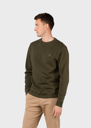 Klitmøller Collective ApS Olaf crew  Sweatshirts Olive