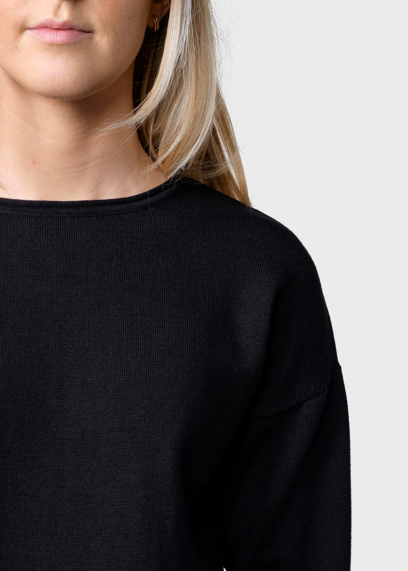 Klitmøller Collective ApS Patricia knit Knitted sweaters Black