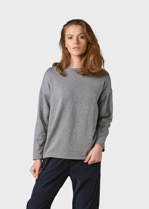 Klitmøller Collective ApS Patricia knit Knitted sweaters Light grey