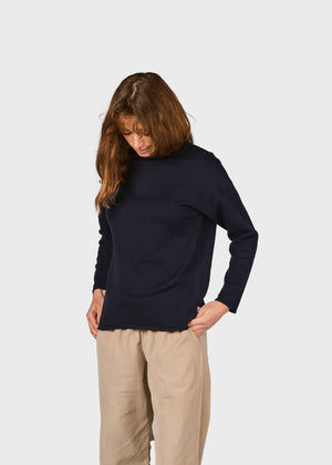 Klitmøller Collective ApS Patricia knit Knitted sweaters Navy