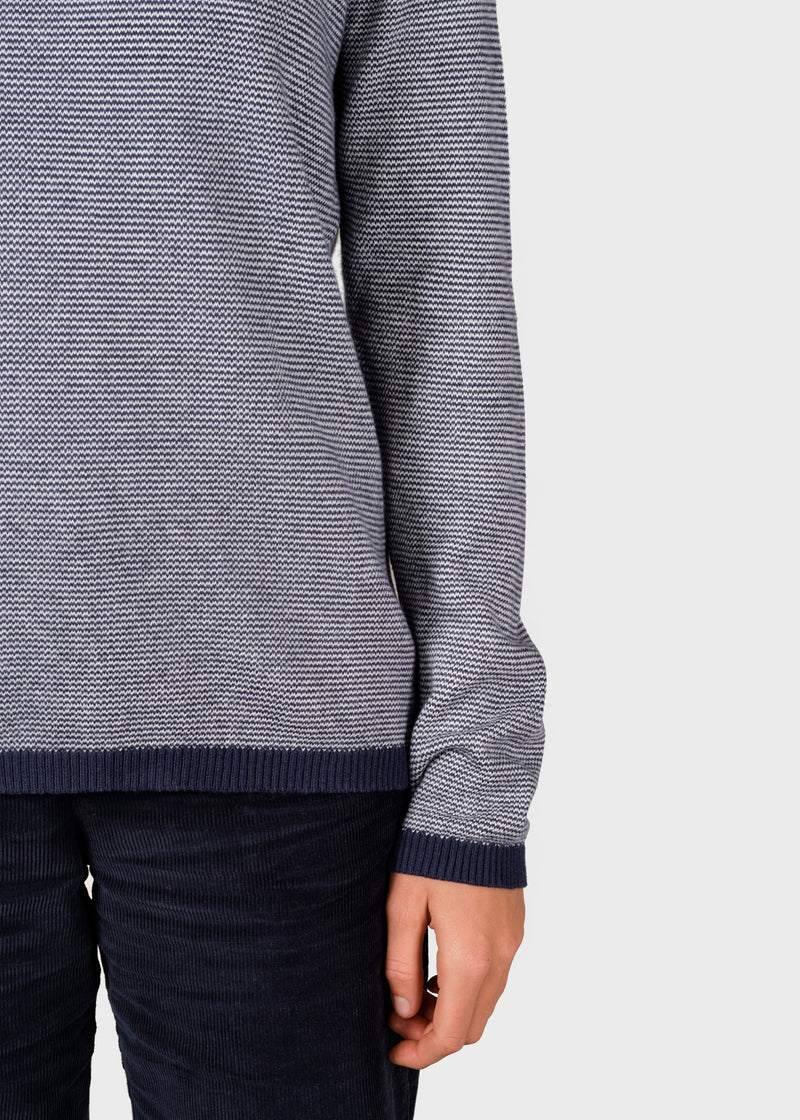 Klitmøller Collective ApS Rosa knit Knitted sweaters Navy/cream